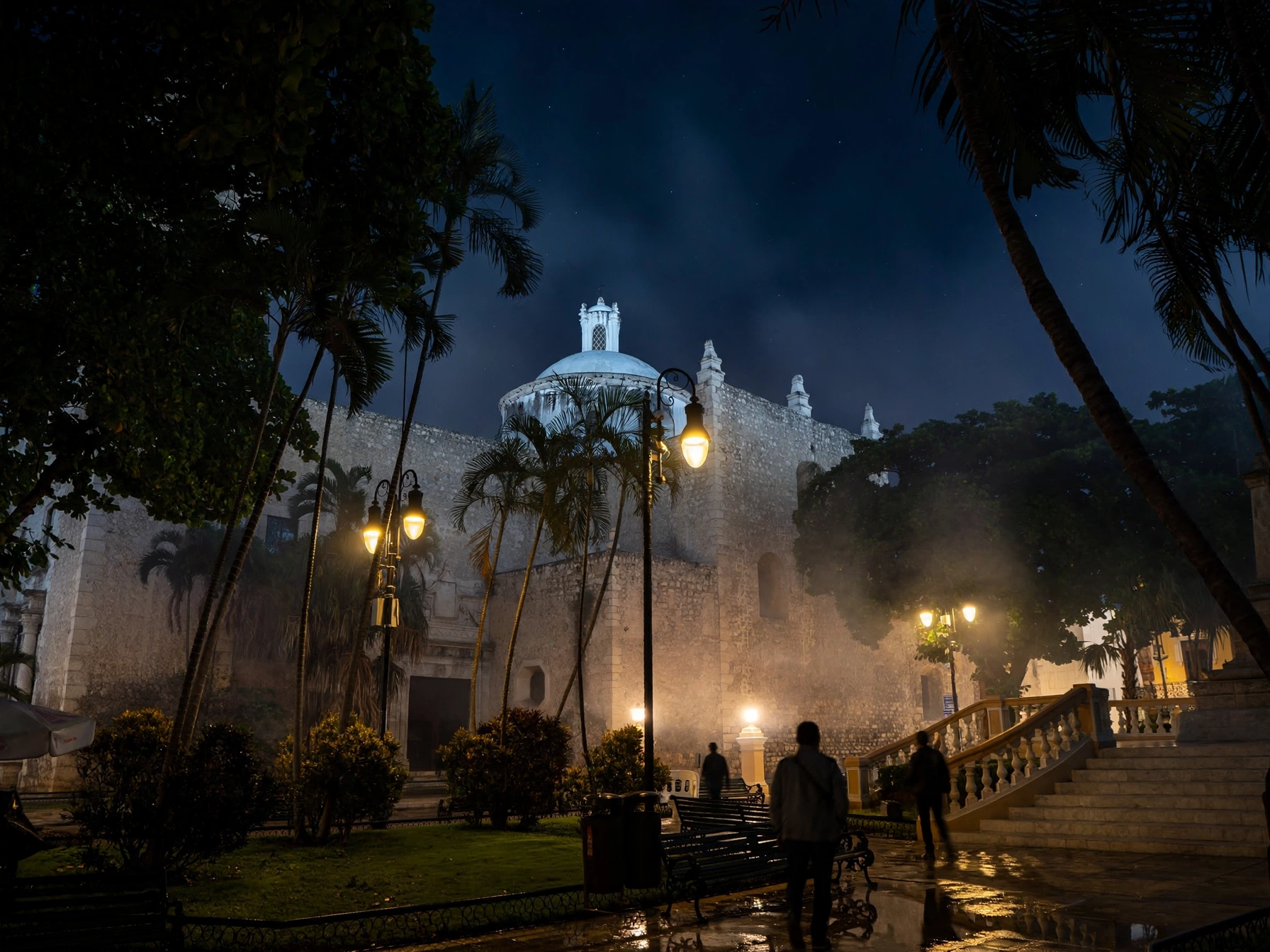 Parque Hidalgo e Iglesia de Jesús